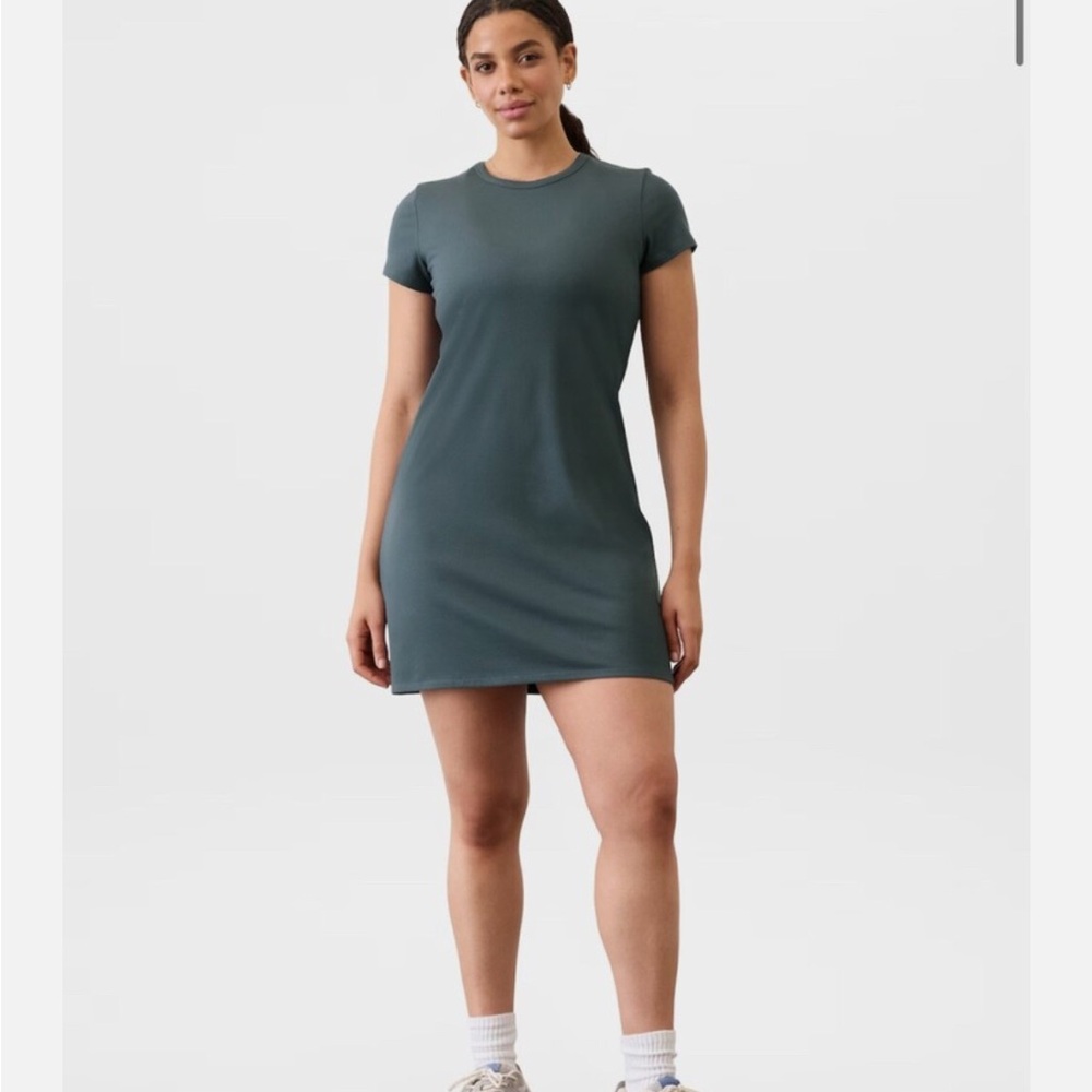 Athleta Teal Mini Dress